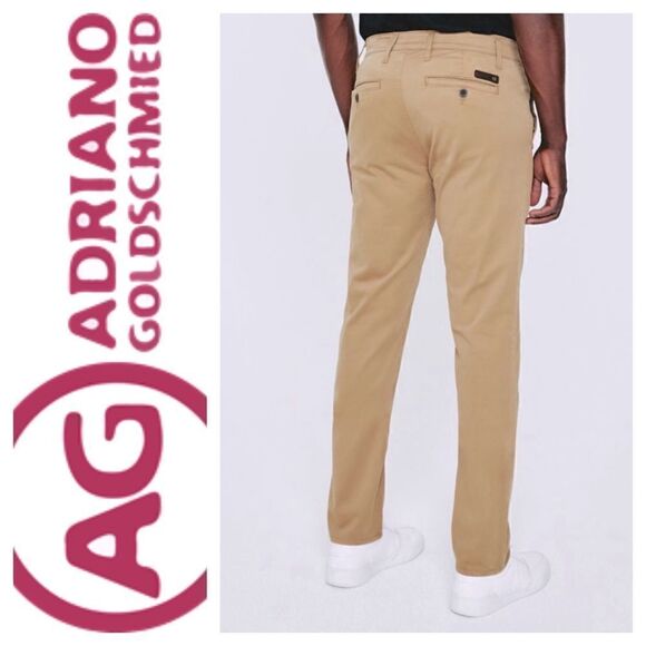 Adriano Goldschmied The Marshall Slim Trousers Khakis - Picture 1 of 13